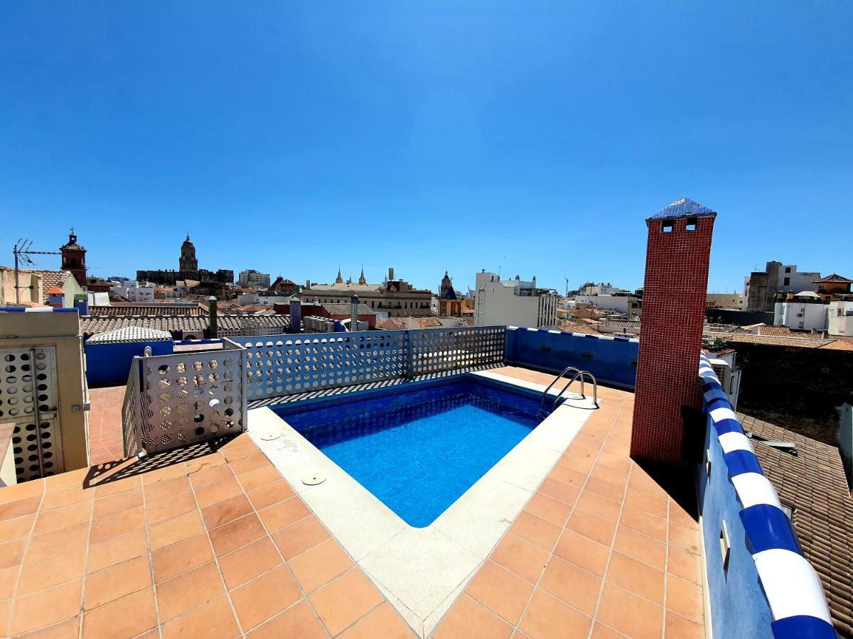 Marinac33 Precioso Apartamento Con Piscina En El Centro De Malaga Lägenhet Exteriör bild